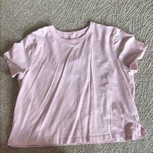 lululemon athletica Light Pink Short Sleeve Tee